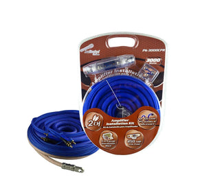 Audiopipe PK-3000CPR 0 Gauge 100% OFC Copper Amplifier Wiring Kit Audiopipe