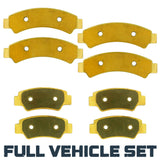 CFMoto U10 PRO/U10XL PRO 2025-2026 Brass Brake Pad Set Traild
