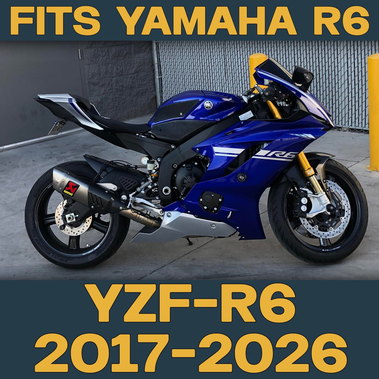 Yamaha YZF-R6 2017-2026 Ceramic Brake Pad Set Traild