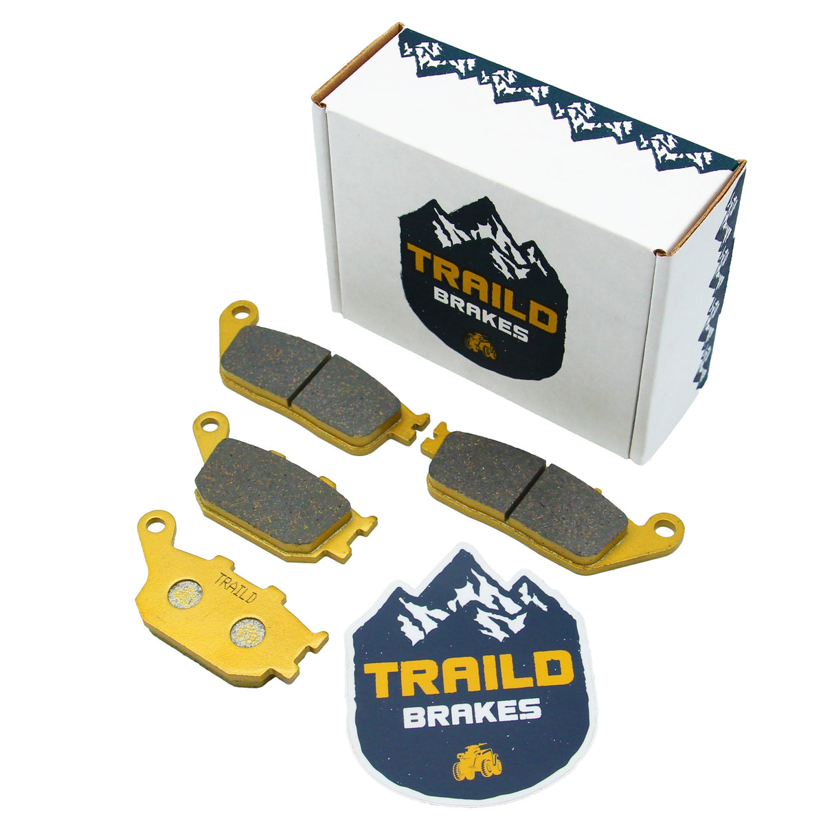 Honda VT1100/VT1300/VTX1300 Shadow/Sabre/Fury 1995-2020 Ceramic Brake Pad Set Traild