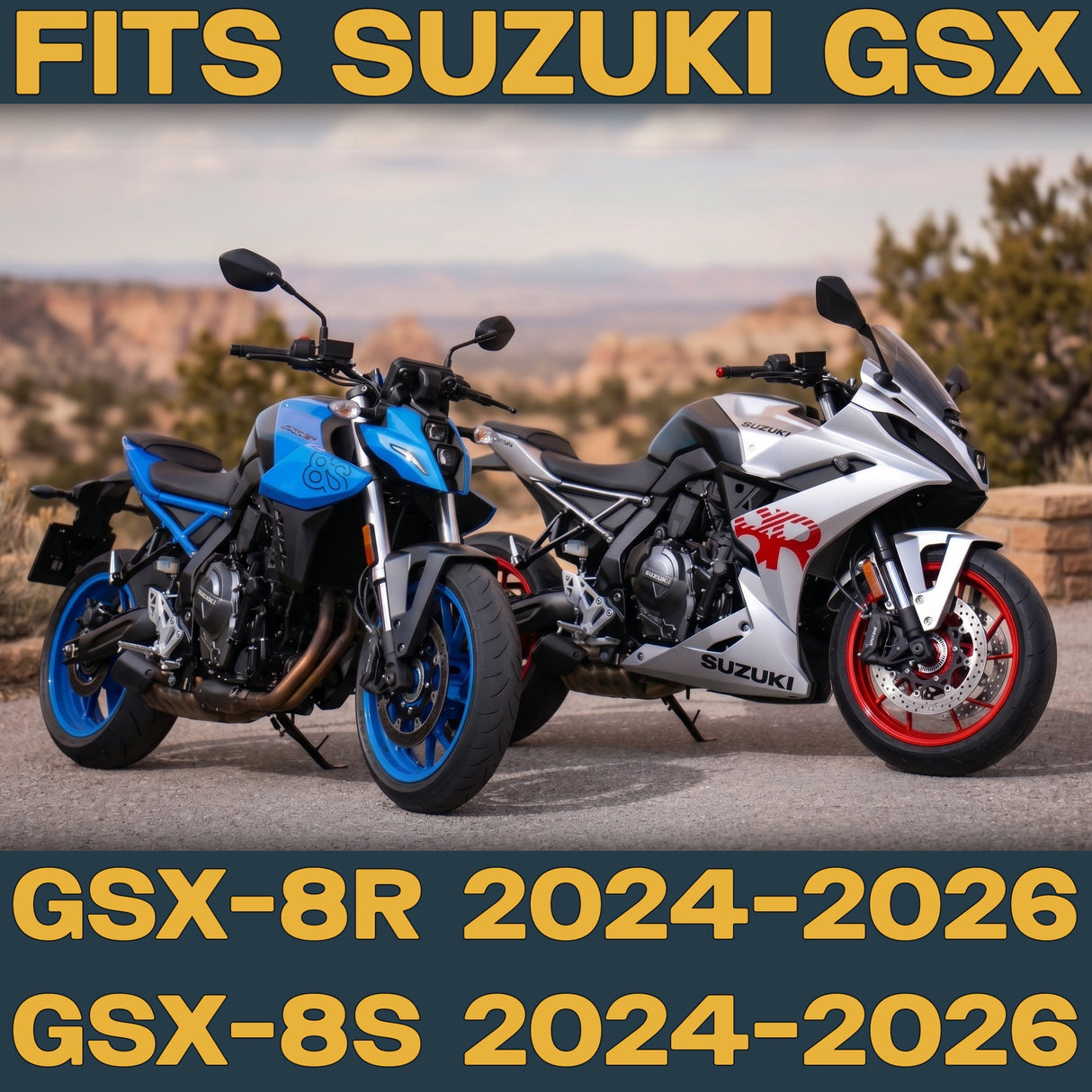 Suzuki GSX 8R/8S/8T/8TT 2024–2026 Ceramic Brake Pad Set Traild