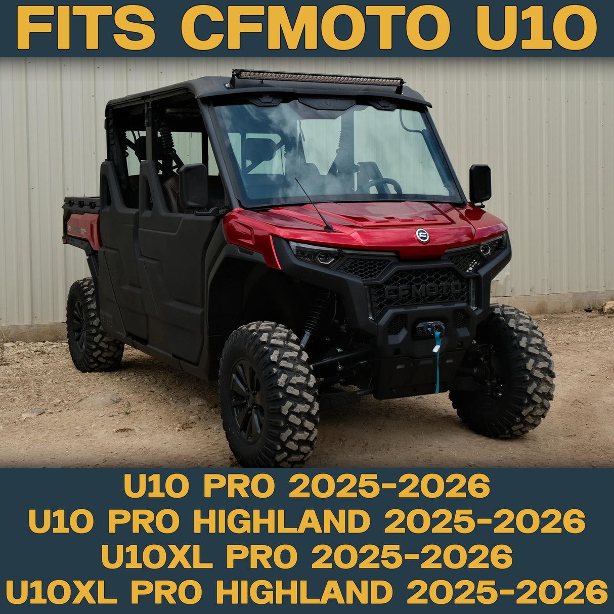 CFMoto U10 PRO/U10XL PRO 2025-2026 Ridge Rider Disc Brake Rotors Traild
