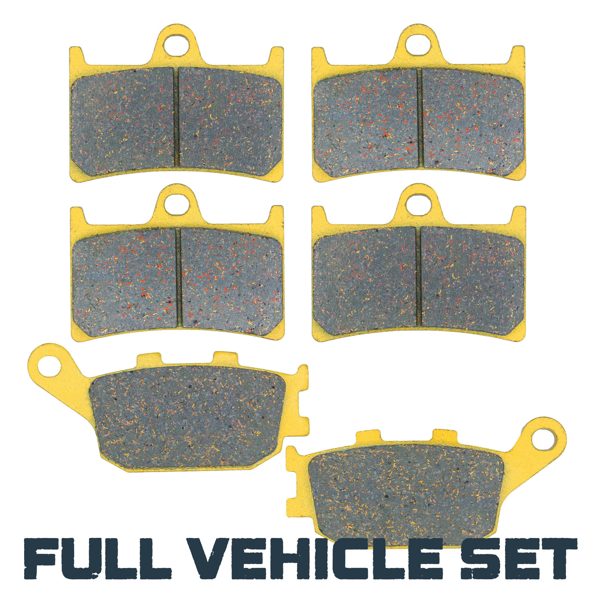Yamaha YZFR6/YZFR1/FZ7/FZ8/FJ9/FZ10/FZ1/MT07/MT09/MT10/XSR 900 Ceramic Brake Pad Set 2003-2026 Traild