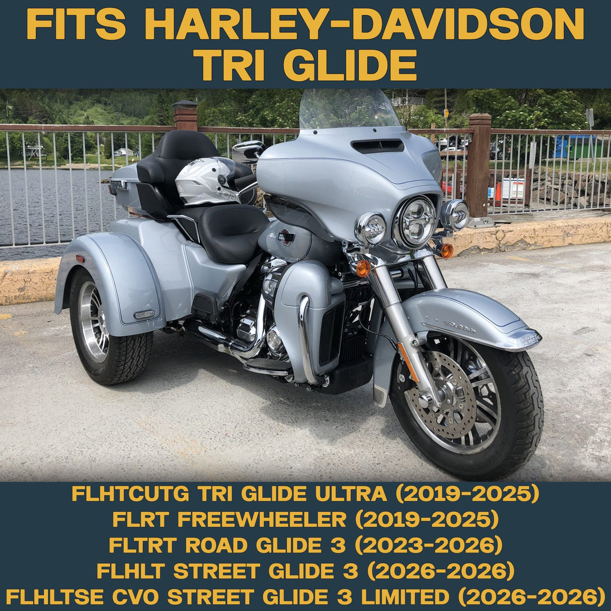 Harley-Davidson Tri Glide Trike 2019-2026 Ceramic Brake Pad Set Traild