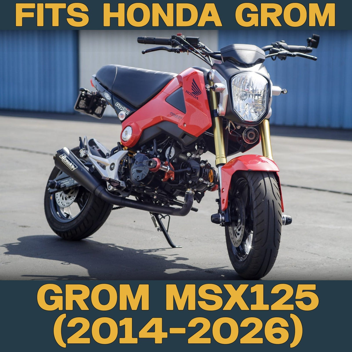 Honda Grom MSX 125 2014-2026 Ceramic Brake Pad Set Traild