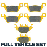 Kymco MXU 500i IRS 2009-2016 Fuel Injected Ceramic Brake Pad Set Traild