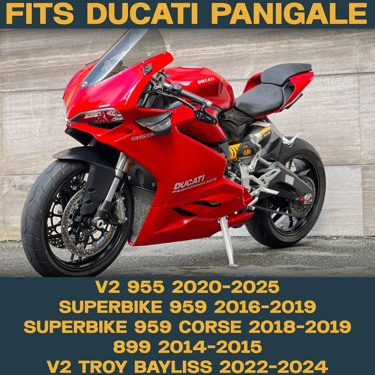 Ducati Panigale V2 955/959/899 2014-2025 Ceramic Brake Pad Set Traild