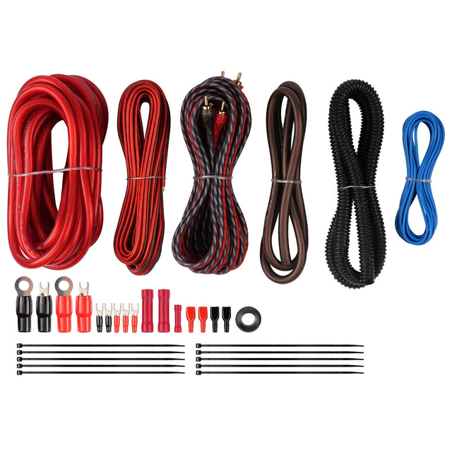 4 GA Power Install Kit for 1 Amplifier (PKV-2500EX) Audiopipe