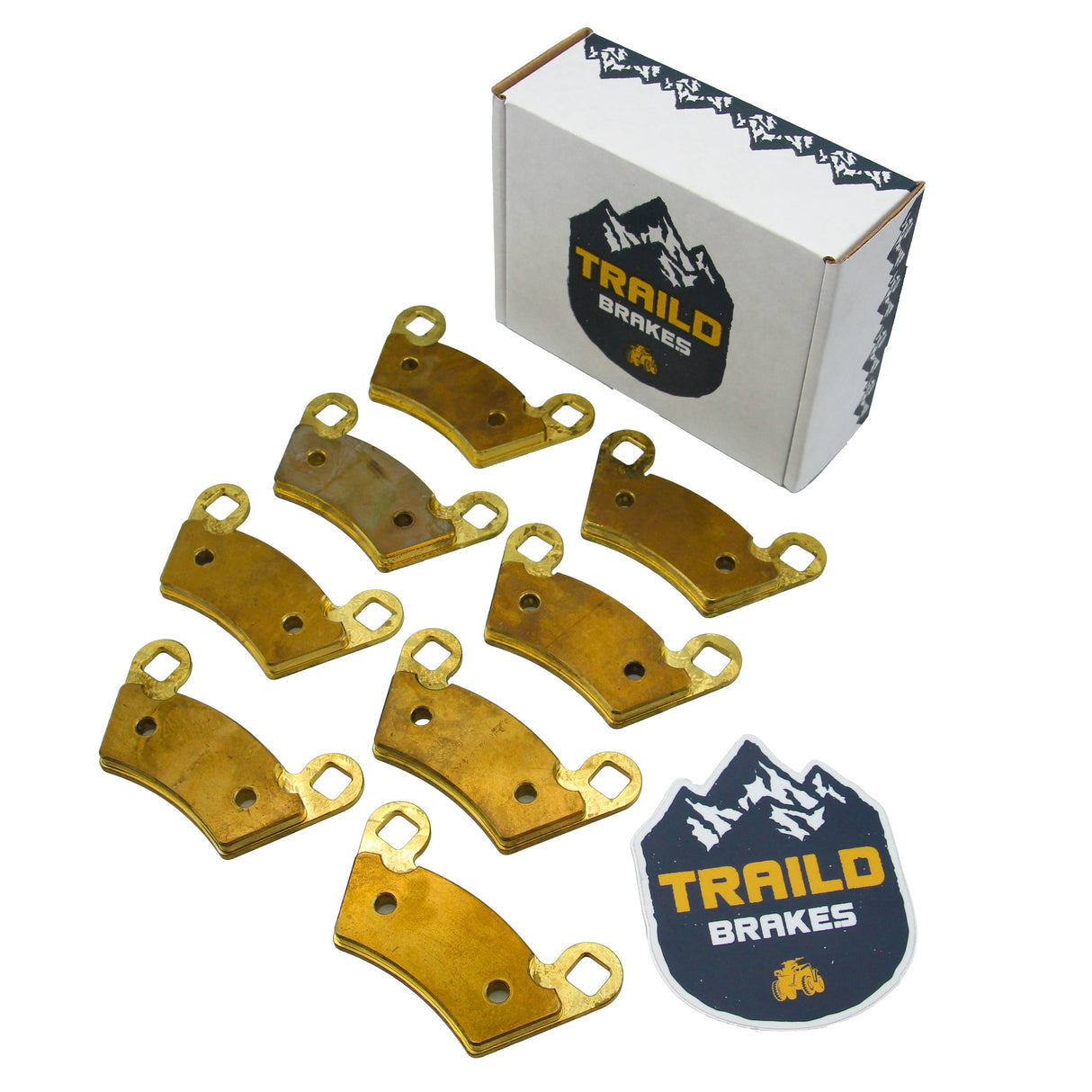 Polaris Ranger 400/500/570/650/700/800 Mid-Size 2004-2022 Brass Brake Pad Set Traild