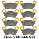 Polaris Ranger 400/500/570/650/700/800 Mid-Size 2004-2022 Ceramic Brake Pad Set Traild