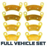 Polaris Ranger 500/570/700/XP 800/XP 900/XP 1000/Brutus/Diesel/EV 2008-2025 Brass Brake Pad Set Traild