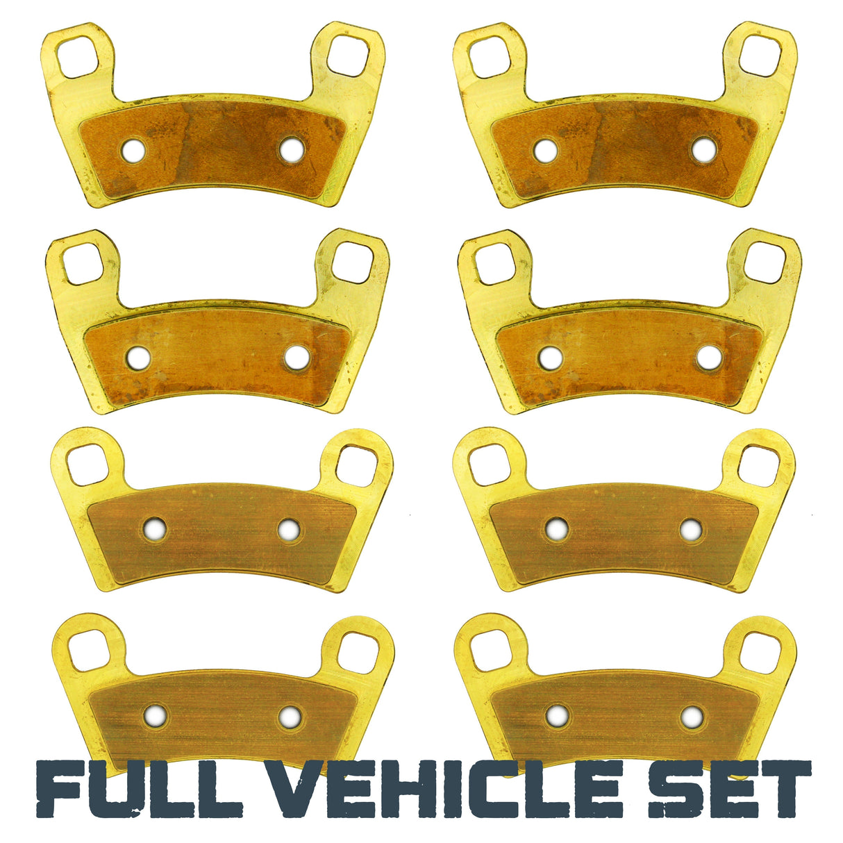 Polaris RZR Trail/S 1000/Trail S 1000/S 900/Trail S 900/900/Sport 2014-2026 Brass Brake Pad Set Traild
