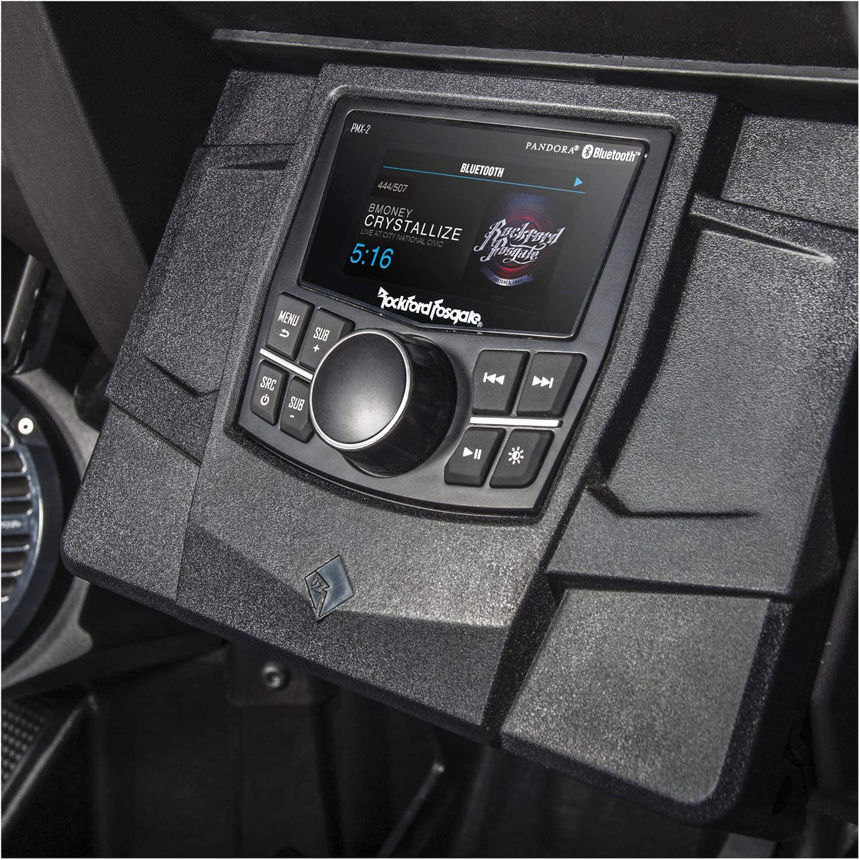 Rockford Fosgate PMX-2 Punch Marine Compact AM/FM/WB Digital Media Receiver