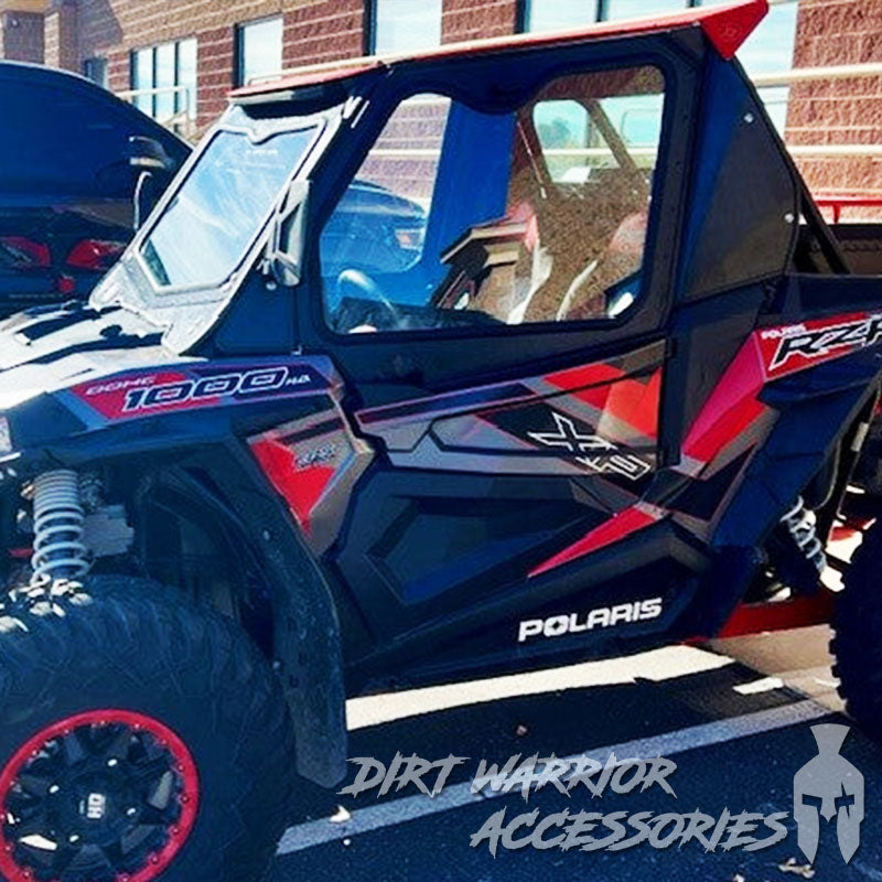 POLARIS RZR 1000XP/TURBO 2-SEAT Cab Enclosure "THE VAULT" 2014-23 Upper Side Doors & Panels (Patent Pending)