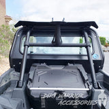 POLARIS RZR 1000XP/TURBO REAR WINDSHIELD 2019-23 With or Without Harnesses