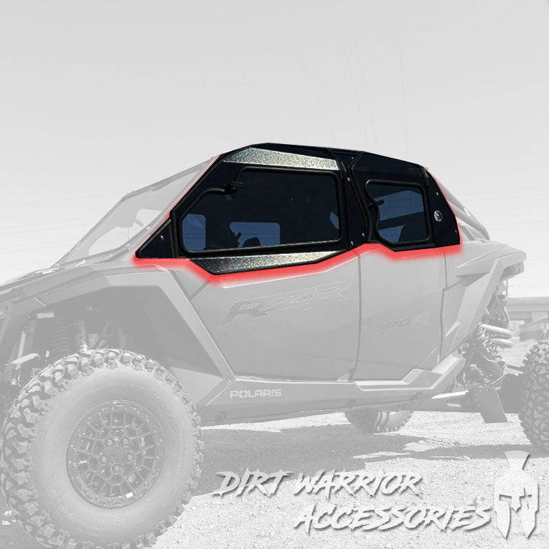 POLARIS RZR PRO R 4-SEAT 2025+ Cab Enclosure "THE VAULT" Upper Side Doors & Panels (Patent Pending)