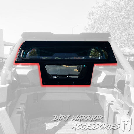 POLARIS RZR PRO R REAR WINDSHIELD W/ROCKFORD FOSGATE SYSTEM 2025+