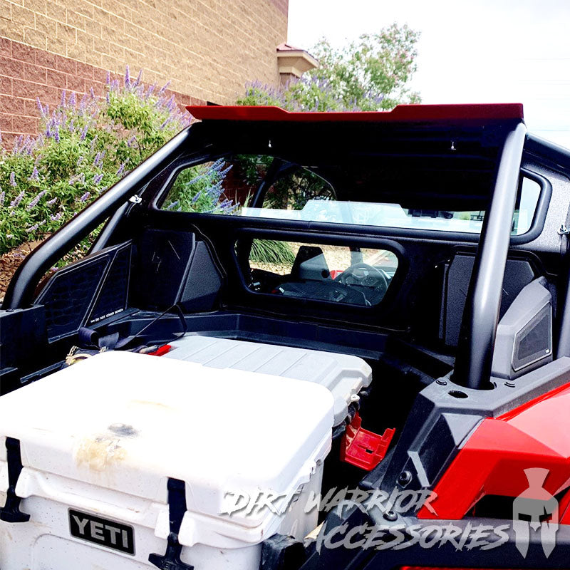 POLARIS RZR PRO XP / TURBO R REAR WINDSHIELD TO FIT WITH W/ROCKFORD FOSGATE SYSTEM 2020-24