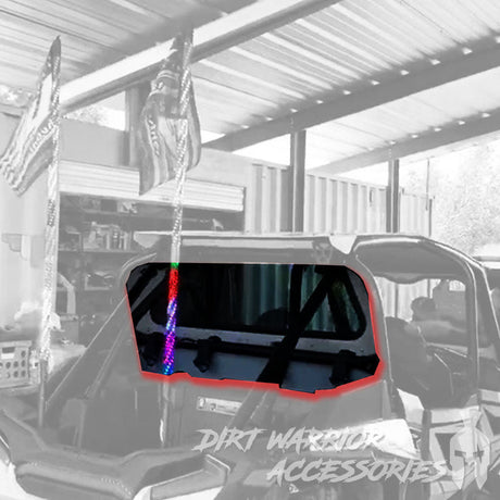 POLARIS RZR TURBO S REAR WINDSHIELD 2018+