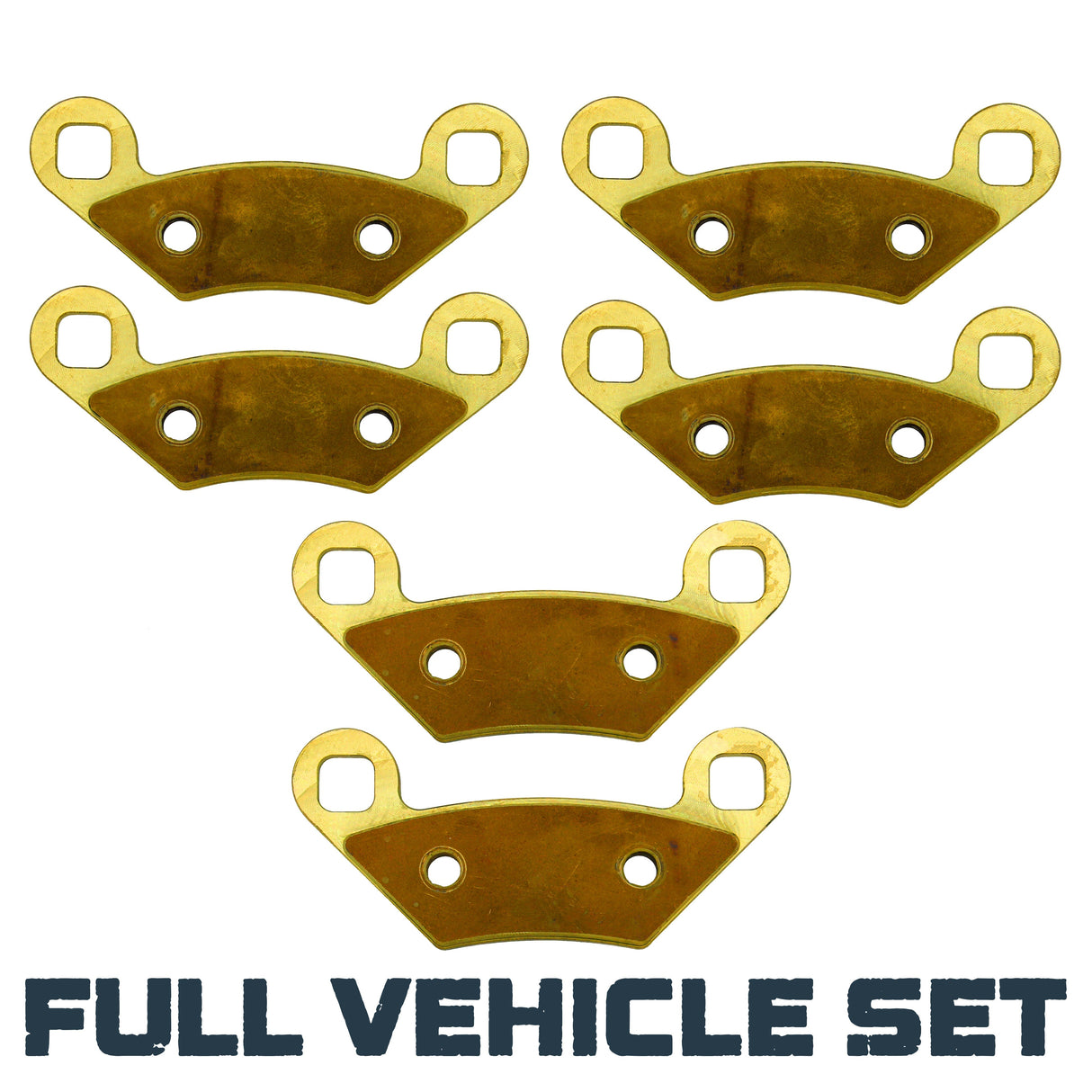 Polaris Sportsman 570/500/450/400/800/ 2009-2020 Touring 570 2017-2024 Brass Brake Pad Set Traild