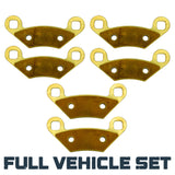 Polaris Sportsman 570/500/450/400/800/ 2009-2020 Touring 570 2017-2024 Brass Brake Pad Set Traild