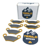 Polaris Sportsman 570/500/450/400/800/ 2009-2020 Touring 570 2017-2024 Ceramic Brake Pad Set Traild