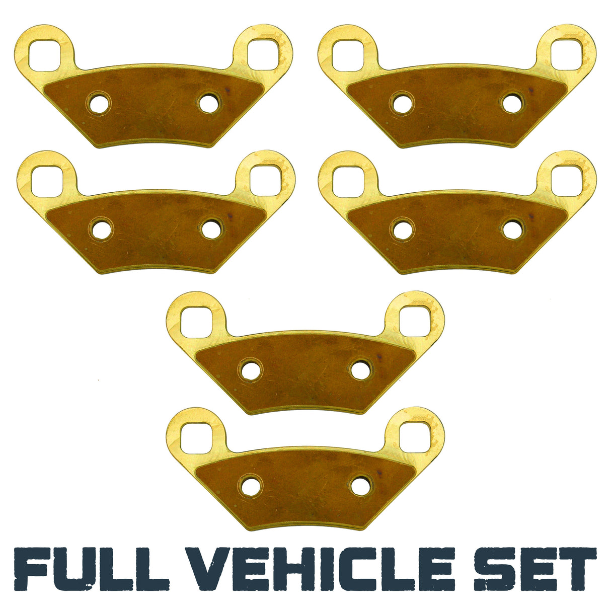 Polaris Scrambler 850 2013-2026 Brass Brake Pad Set Traild