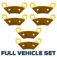 Polaris Sportsman 850/570/550/450 2009-2026 Brass Brake Pad Set Traild