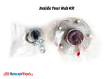 5 Lug Complete Hub Kit for 3500LB Axles, Fully Greased, 5 on 4.5 Lug Pattern