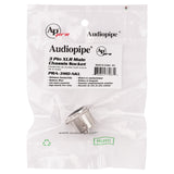 3 PIN XLR Male Chassis Socket (PRA-3MD-NKL) Audiopipe