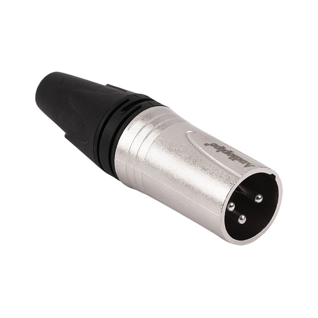 3 Pin XLR Male Connector (PRA-3MXX-NKL) Audiopipe