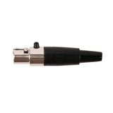 4 Pin Mini XLR Female Connector (PRA-4MINI-XLR） Audiopipe