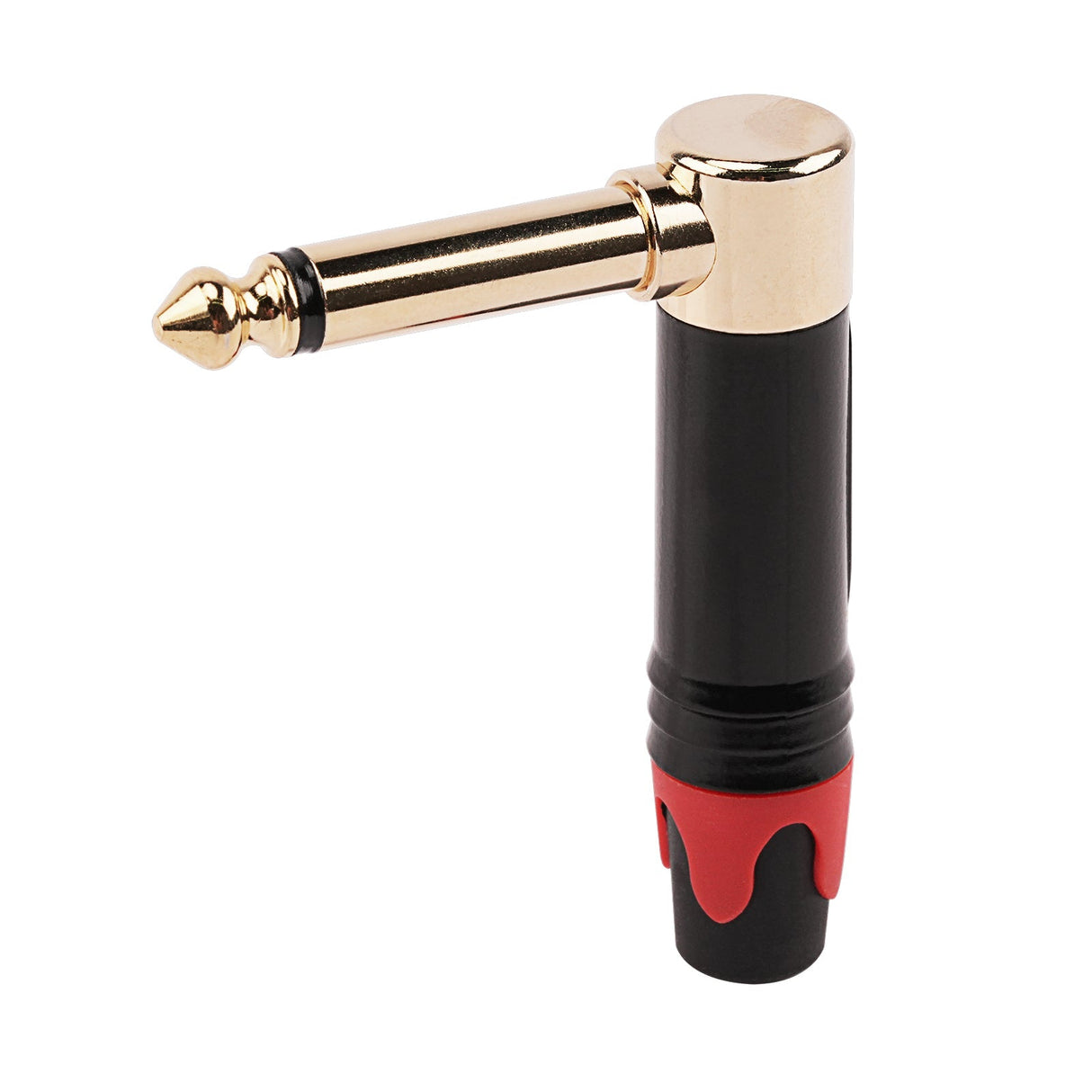 6.35mm Mono Right Angle Plug (PRA-63RA-MBG) Audiopipe