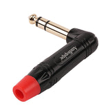 6.35mm Stereo Right Angle Plug (PRA-63RA-SBG) Audiopipe