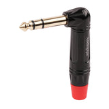6.35mm Stereo Right Angle Plug (PRA-63RA-SBG) Audiopipe