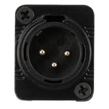 3 Pin Male to 5 Pin Female XLR Adapter (PRA-DMX-3M5F) Audiopipe