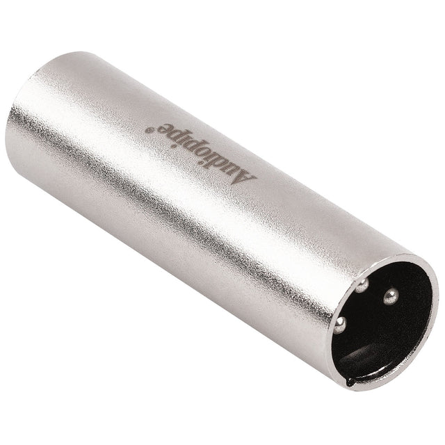 3 Pin XLR Male to Male XLR Adapter (PRA-M-68) Audiopipe