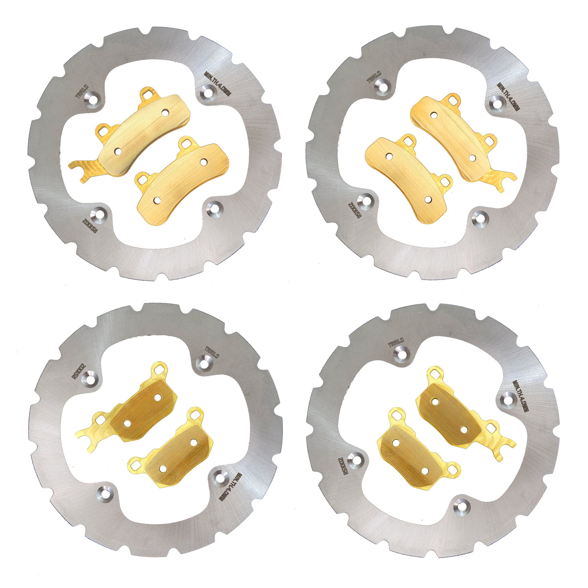 Can-Am Defender 3-Seater HD10/HD9/HD8/HD7/HD5 2016-2026 Ridge Rider Rotor and Pad Kit Traild