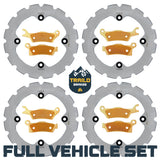 Can-Am Renegade 1000/850/800/570/500 2012-2019 Ridge Rider Rotor and Pad Kit Traild