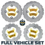 Polaris Ranger XP 1000 / XP Kinetic 2021-2027 Ridge Rider Rotor and Pad Kit Traild