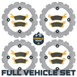 Can-Am Renegade 1000/850/800/570/500 2012-2019 Ridge Rider Rotor and Pad Kit Traild