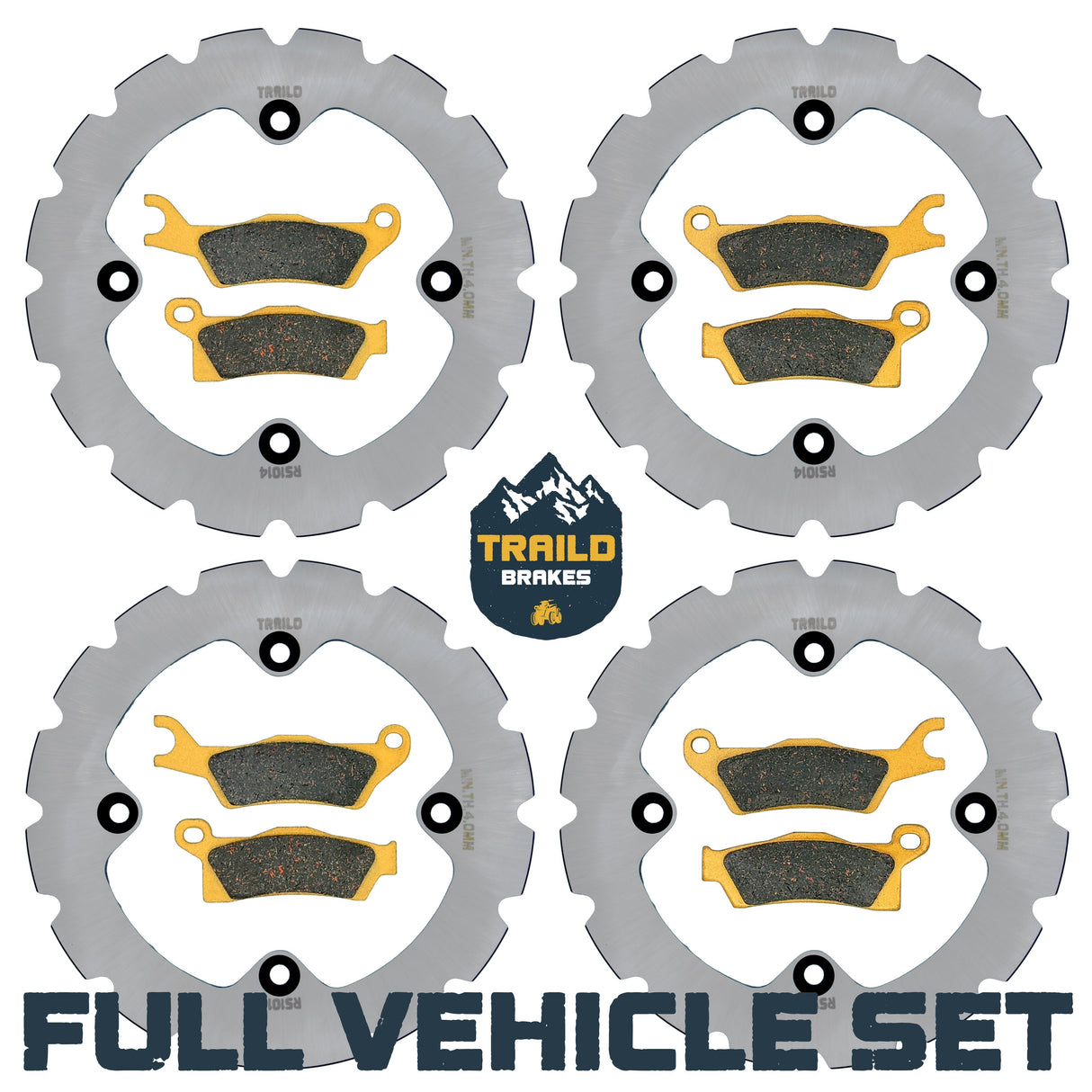 Can-Am Outlander 1000/850/650/450 6x6 2015-2026 Ridge Rider Rotor and Pad Kit Traild