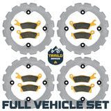 Can-Am Outlander 1000/850/650/450 6x6 2015-2026 Ridge Rider Rotor and Pad Kit Traild