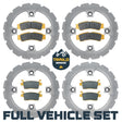Kawasaki KRX/KRX4 1000 2020-2026 Ridge Rider Rotor and Brake Pad Kit Traild
