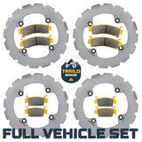 Honda Talon 1000R/1000X/1000X-4 2019-2026 Ridge Rider Rotor and Pad Kit Traild