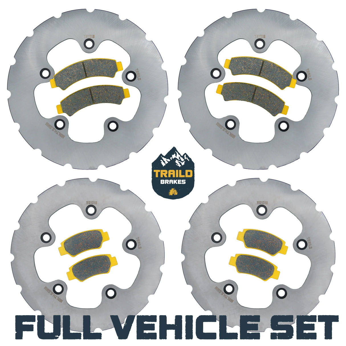 CFMoto U10 PRO/U10XL PRO 2025-2026 Ridge Rider Rotor and Pad Kit Traild