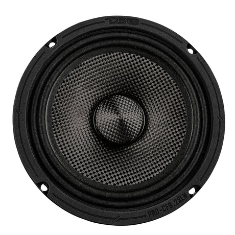 6.5” Slim Motorcycle & Motorsports Loudspeaker With Neodymium Magnet and Water Resistant Carbon Fiber Cone | 2-Ohm 150W RMS