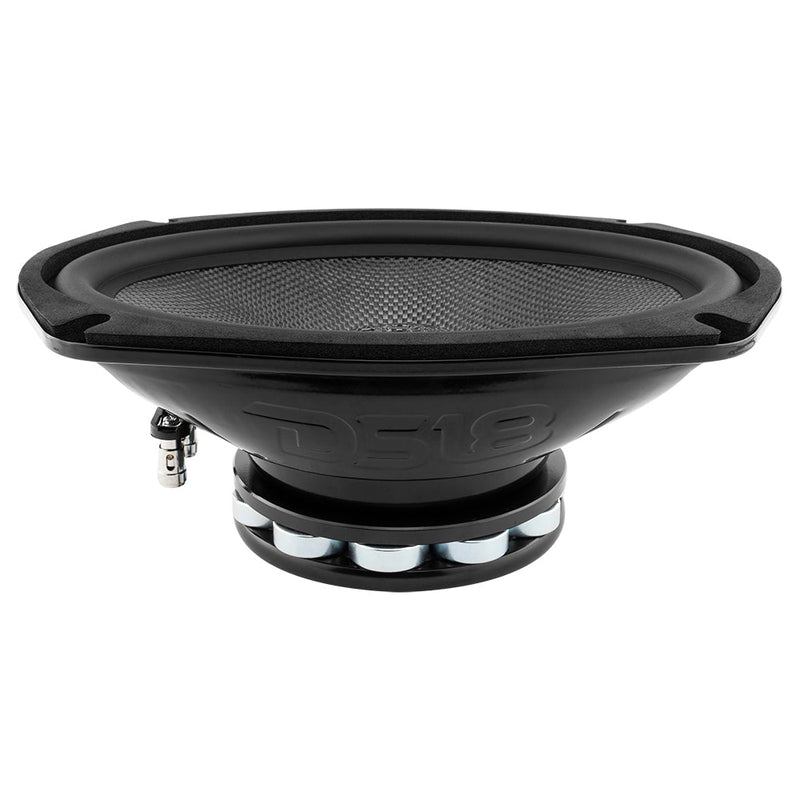 PRO 6x9" Neodymium Carbon Fiber Water resistant Cone Mid-Bass Loudspeaker 300 Watts Rms 2-Ohm