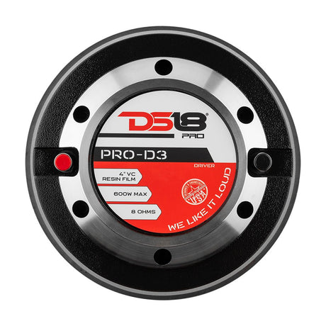 3" Throat Bolt on Driver 600 Watts 4" Phenolic Vc 8-Ohm