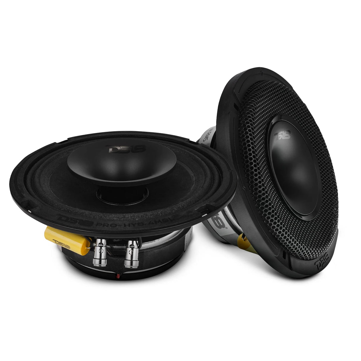 DS18 PRO 6.5" Shallow Coaxial Hybrid Mid-Range Loudspeaker with Built-in Driver 150 Watts Rms 4-Ohm